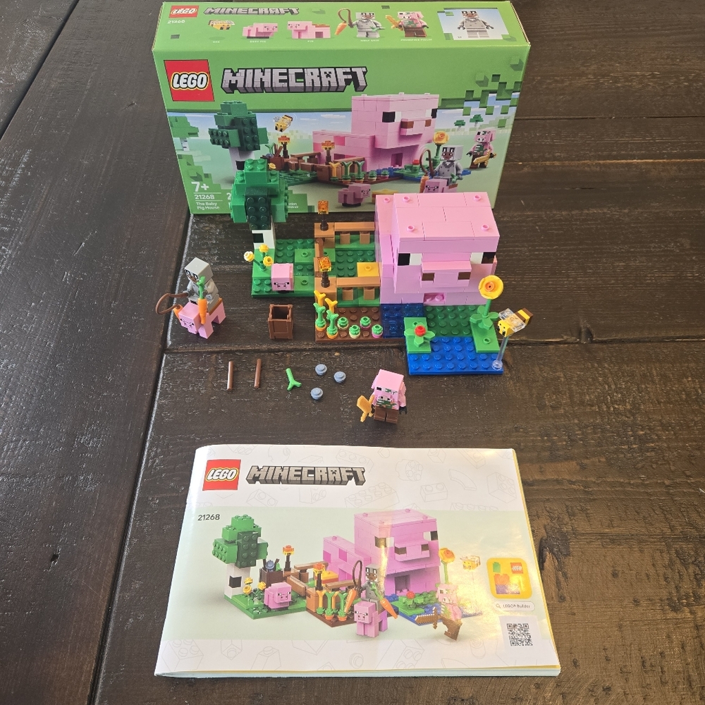 Minecraft Lego 21268, w Box & all pieces